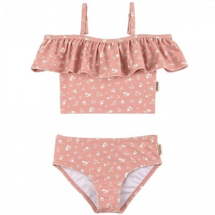 Bikini Printed Rosebud Flower, Bikini printed rosebud flower