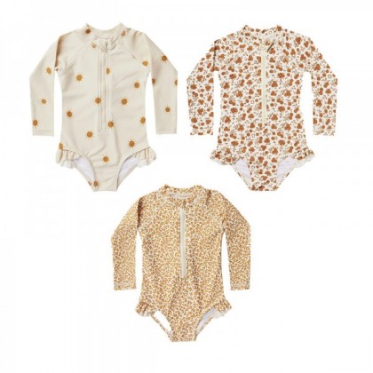 Long-sleeved One-piece Swimsuit, Long-sleeved one-piece swimsuit for girls