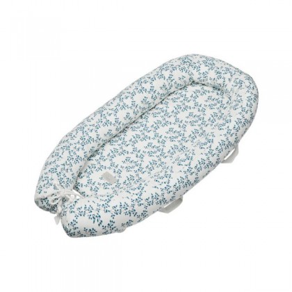 Portable Crib For Newborns--Blue Flower, Portable Crib For Newborns--Blue Flower